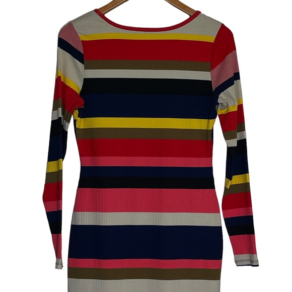 Anthropologie Plenty by Tracy Reese Vivid Striped Column Size Medium Dre… - Picture 6 of 9